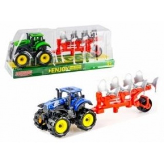 TRAKTOR Z PRZYCZEPĄ MASZYNĄ 6575, Pojazdy, Zabawki