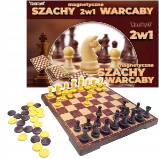 SZACHY - WARCABY MAGNETYCZNE 1905, Towarzyskie, Gry