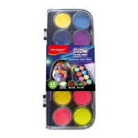 Face paints KEYROAD Luminious, fluorescent, 12 pcs, color mix