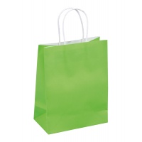 Gift bag DONAU HOME, paper, 18x23x10cm, year-round, uniform, mix colors