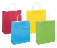 Gift bag DONAU HOME, paper, 25x30x10cm, year-round, uniform, mix colors