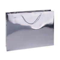 Gift bag DONAU HOME, laminated, 40x30x10cm, all year round, with handle, mix colors