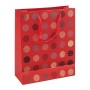 Torebka na prezenty DONAU HOME, laminowana, 25x30x10cm, całoroczna, sznurek, mix wzorów, Torby prezentowe, Koperty i akcesoria do wysyłek