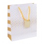 Torebka na prezenty DONAU HOME, laminowana, 25x30x10cm, całoroczna, sznurek, mix wzorów, Torby prezentowe, Koperty i akcesoria do wysyłek