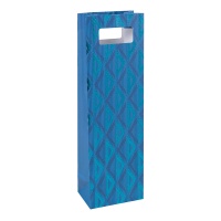 Liquor bag DONAU HOME, laminated, 12x41,5x8cm, all year round, with handle, mix patterns