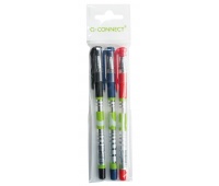 Gel & Ink BallpointPen Q-CONNECT 0. 5mm, 3 pcs., color mix, Gel Pens, Writing and correction products
