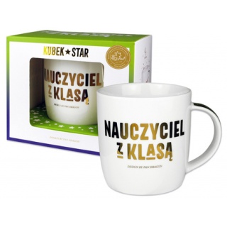 KUBEK STAR 2 NAUCZYCIEL, Upominki, Art. dekoracyjne i prezentowe
