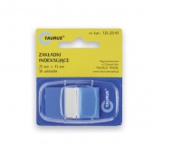 ZAKŁADKI PLASTIKOWE 25x43mm.NIEBIESKIE 50szt.