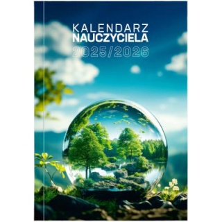 KALENDARZ NAUCZYCIELA A5 TYG.PCV 2025/26 EKO, Nauczyciela i akademickie, Kalendarze