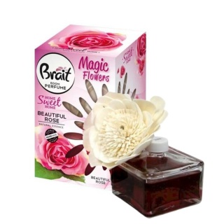 BRAIT MAGIC FLOWER DEKOR.ODŚ.75ML.BEAUTIFUL ROSE, Odświeżacze i dozowniki, Art. higieniczne i dozowniki