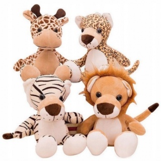 ZWIERZĄTKO SAFARI 25CM MASKOTKA BM8350, Maskotki, Zabawki