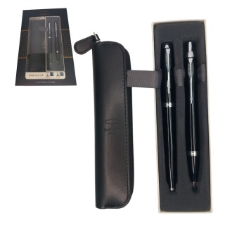 ZESTAW IM BLACK CT PIÓRO + DŁUGOPIS+ETUI, Zestawy, Art. do pisania i korygowania