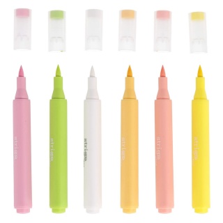 STRIGO MARKER AKRYLOWY BRUSH ZESTAW 3 6KOL., Flamastry, Plastyka