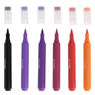 STRIGO MARKER AKRYLOWY BRUSH ZESTAW 7 6KOL., Flamastry, Plastyka