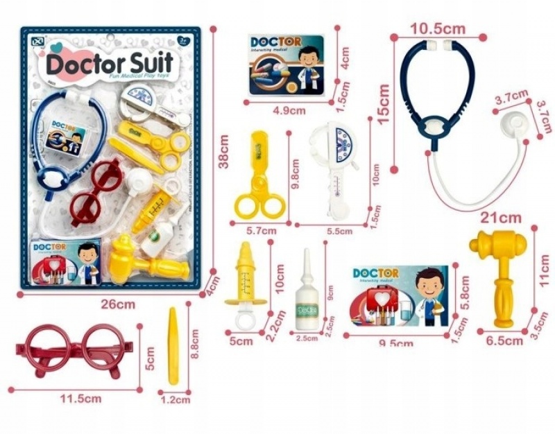 LEKARZ DOCTOR SUIT BLISTER 2950, Zabawki