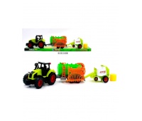 TRAKTOR 2 MASZYNY Z BECZKĄ KLOSZ 3847