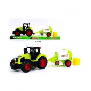 TRAKTOR Z MASZYNĄ + BELA KLOSZ 3878, Pojazdy, Zabawki