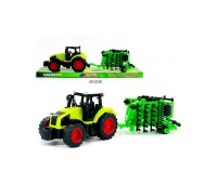 TRAKTOR Z MASZYNĄ FEARLESS ZIELONA KLOSZ 4868
