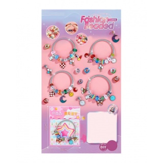 BRANSOLETKA Z BEDSAMI FASHION 4974, Dla dziewczynki, Zabawki