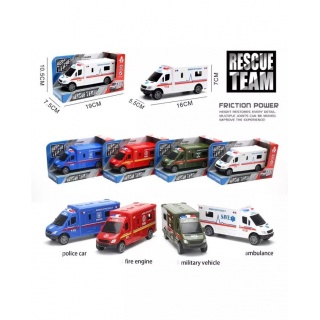 AUTA SŁUŻBY RESCUE TEAM 20 CM OTW. PUD. 5452, Pojazdy, Zabawki