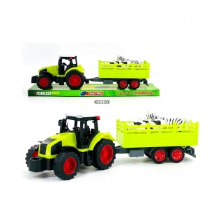 TRAKTOR ZE ZWIERZĘTAMI FASHION KLOSZ 7183, Pojazdy, Zabawki