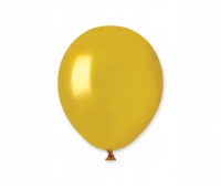BALON AM50 METAL 5" ZŁOTY /100/, Balony, Art. na okazje i przyjęcia