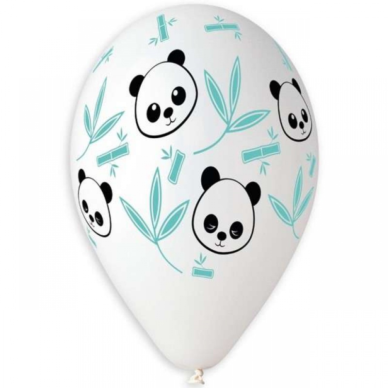BALONY PREMIUM HEL PANDA I BAMBUS 13" /5/, Balony, Art. na okazje i przyjęcia