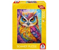 PUZZLE PQ 1000 KOLOROWA SOWA 112975
