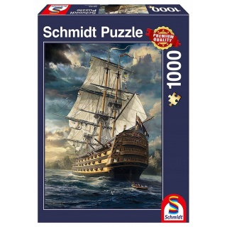 PUZZLE 1500 PQ ŻAGLE W GÓRĘ, 1500 elementów, Puzzle