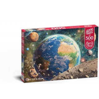 PUZZLE 500 CHERRYPAZZI VIEW FROM THE MOON 20036, 500 elementów, Puzzle