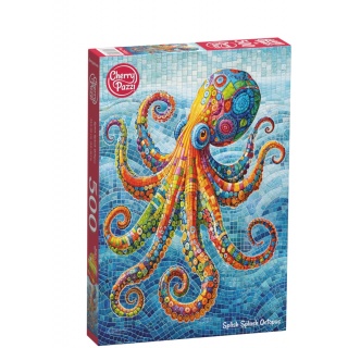 PUZZLE 500 CHERRYPAZZI SPLISH SPLASH OCTOPUS 20234, 500 elementów, Puzzle