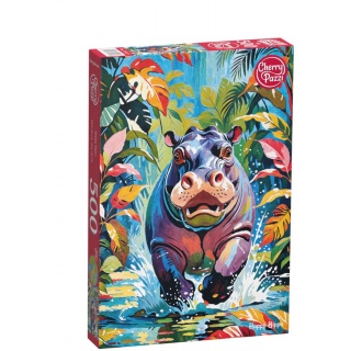 PUZZLE 500 CHERRYPAZZI HAPPY HIPPO 20272, 500 elementów, Puzzle