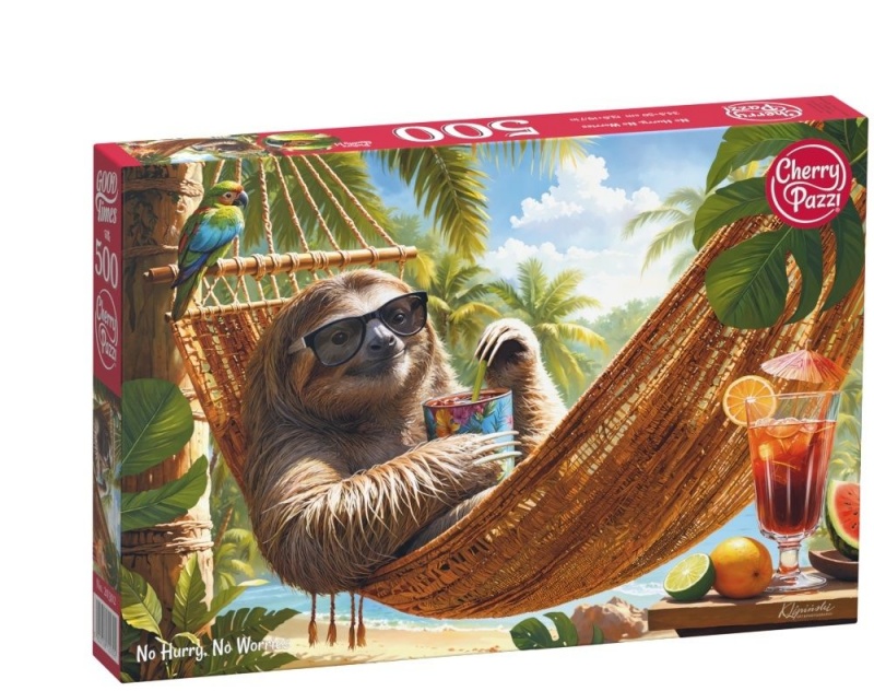 PUZZLE 500 CHERRYPAZZI NO HURRY NO WORRIES 20302, 500 elementów, Puzzle