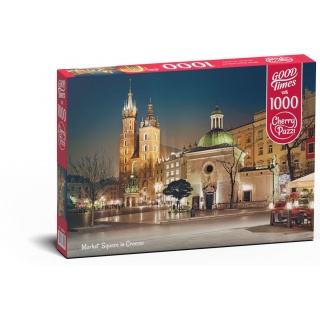 PUZZLE 1000 CHERRYPAZZI MARKET SQUARE IN CRACOW, 1000 elementów, Puzzle