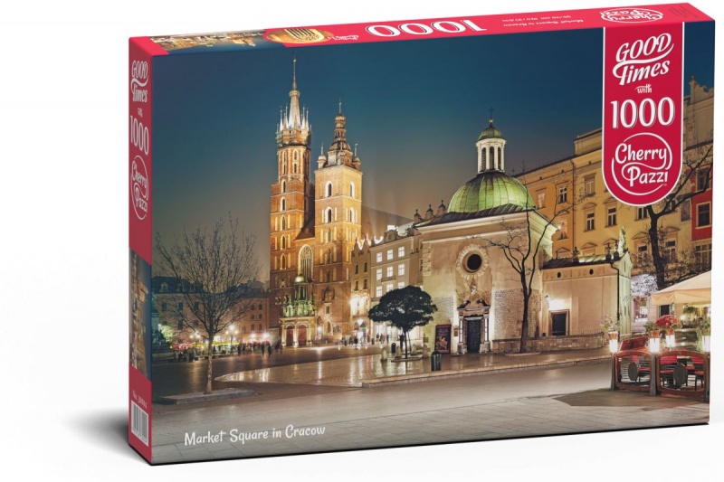 PUZZLE 1000 CHERRYPAZZI MARKET SQUARE IN CRACOW, 1000 elementów, Puzzle