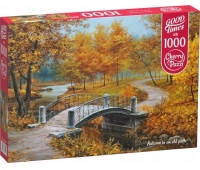 PUZZLE 1000 CHERRYPAZZI AUTUMIN IN AN OLD PARK, 1000 elementów, Puzzle