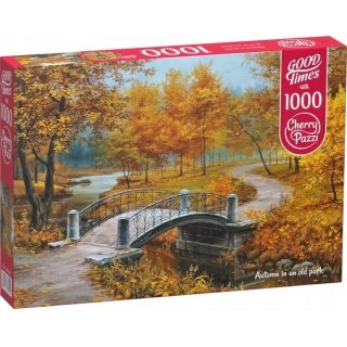 PUZZLE 1000 CHERRYPAZZI AUTUMIN IN AN OLD PARK, 1000 elementów, Puzzle
