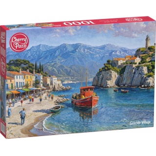 PUZZLE 1000 CHERRYPAZZI SEASIDE VILLAGE 30912, 1000 elementów, Puzzle