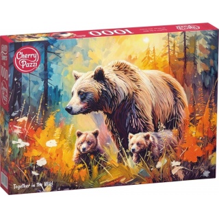 PUZZLE 1000 CHERRYPAZZI TOGETHER IN THE WILD 31124, 1000 elementów, Puzzle