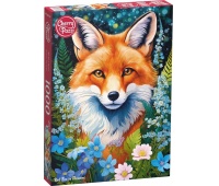 PUZZLE 1000 CHERRYPAZZI RED FOX IN FLOWERS 31148