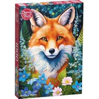 PUZZLE 1000 CHERRYPAZZI RED FOX IN FLOWERS 31148, 1000 elementów, Puzzle