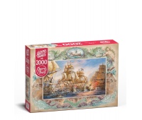 PUZZLE 2000 CHERRYPAZZI SEABATTLE 50026, 2000 elementów, Puzzle