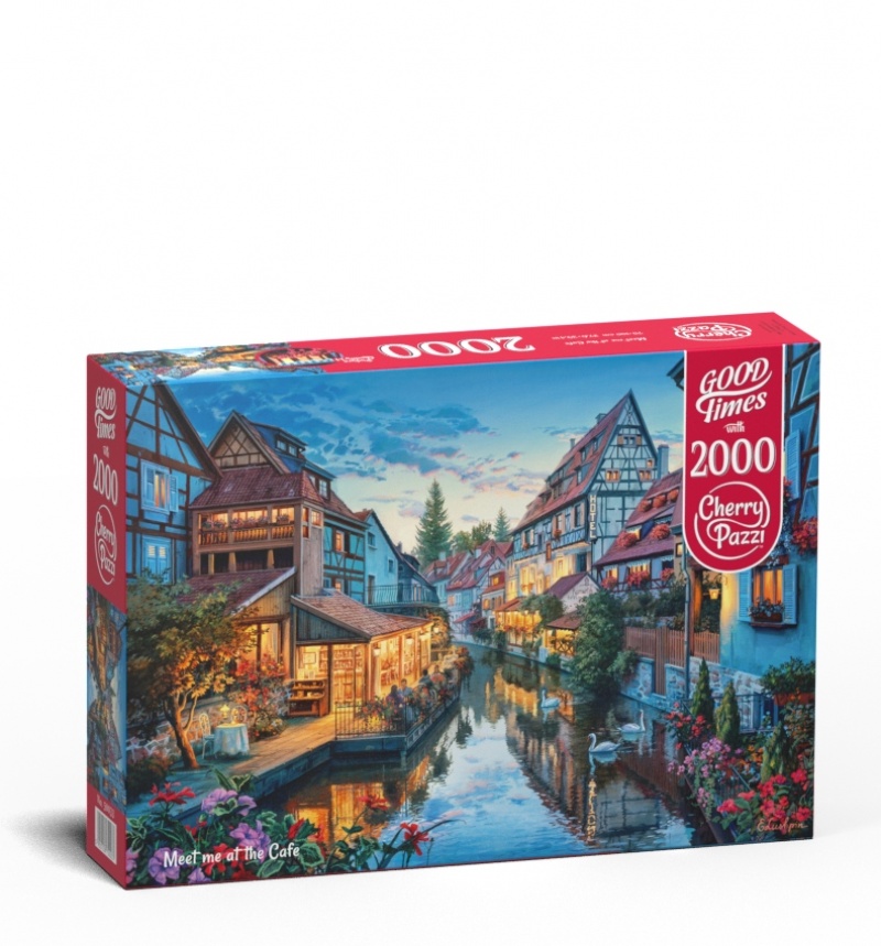 PUZZLE 2000 CHERRYPAZZI MEET ME AT THE CAFE 50033, 2000 elementów, Puzzle
