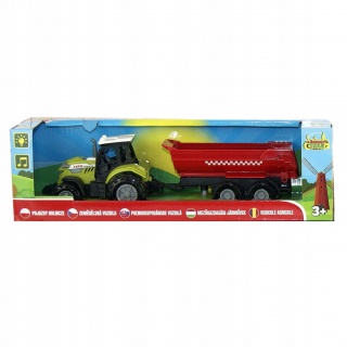 TRAKTOR Z DŹWIĘKAMI W PUDEŁKU 1305876 29779, Pojazdy, Zabawki