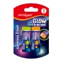 Gumka do ścierania KEYROAD Luminious, fluorescencyjna, 2 szt., blister, mix kolorów