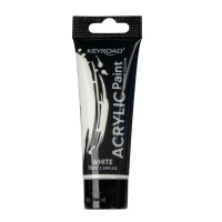 Acrylic paint KEYROAD, 75ml, tube, white