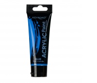 Farba akrylowa KEYROAD, 75ml, tubka, niebieska, Plastyka, Artykuły szkolne