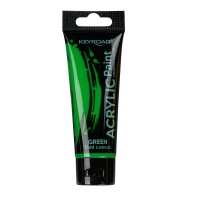 Farba akrylowa KEYROAD, 75ml, tubka, zielona, Plastyka, Artykuły szkolne