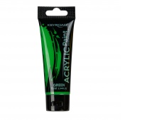 Farba akrylowa KEYROAD, 75ml, tubka, zielona, Plastyka, Artykuły szkolne