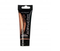 Farba akrylowa KEYROAD, metaliczna, 75ml, tubka, miedziana, Plastyka, Artykuły szkolne